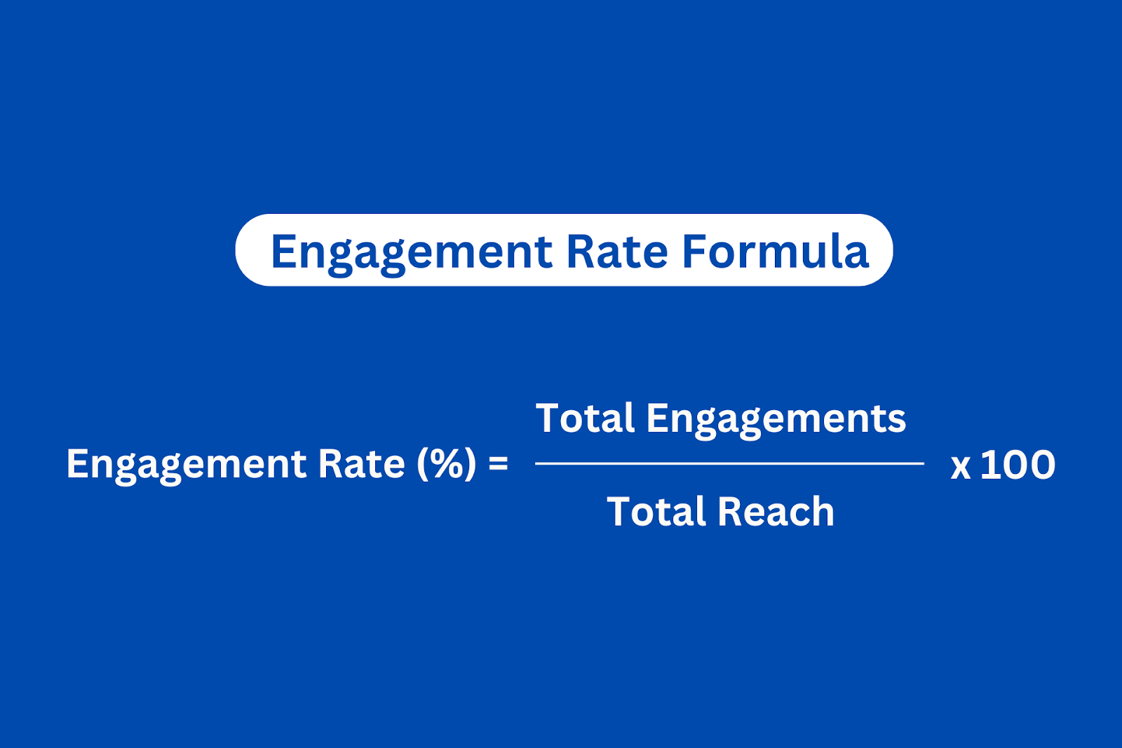 Engagement Rate Formula